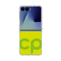 クリアケース［ オリジナル - CASEPLAYイニシャル - グリーン ］