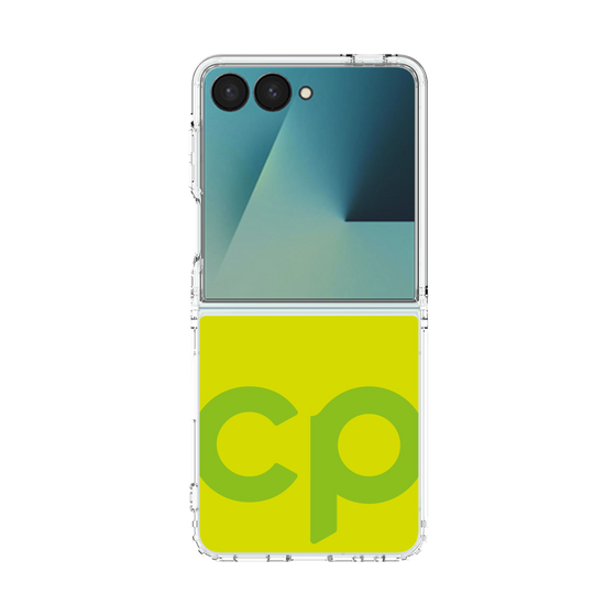 クリアケース［ オリジナル - CASEPLAYイニシャル - グリーン ］