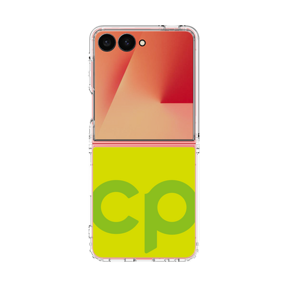 クリアケース［ オリジナル - CASEPLAYイニシャル - グリーン ］