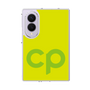 クリアケース［ オリジナル - CASEPLAYイニシャル - グリーン ］