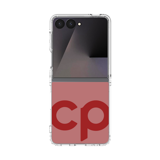 クリアケース［ オリジナル - CASEPLAYイニシャル - レッド ］