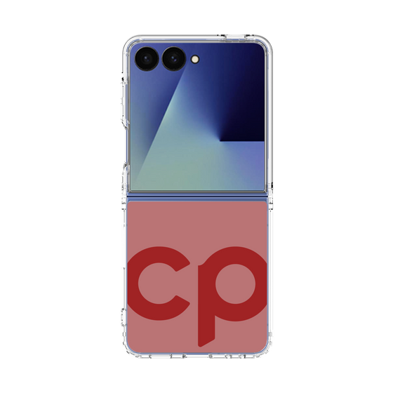クリアケース［ オリジナル - CASEPLAYイニシャル - レッド ］