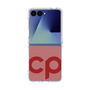 クリアケース［ オリジナル - CASEPLAYイニシャル - レッド ］