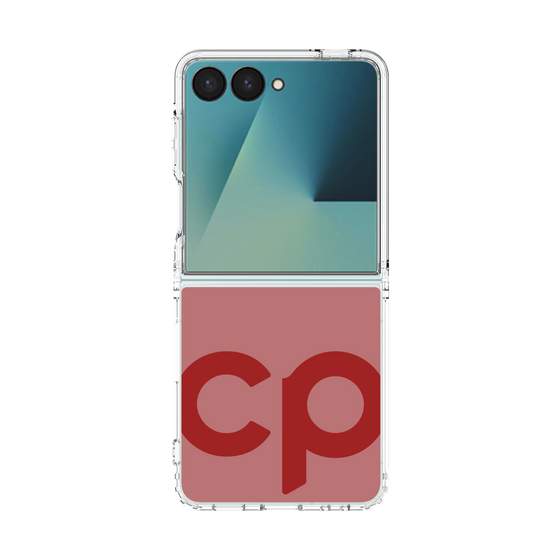 クリアケース［ オリジナル - CASEPLAYイニシャル - レッド ］