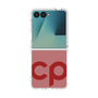 クリアケース［ オリジナル - CASEPLAYイニシャル - レッド ］