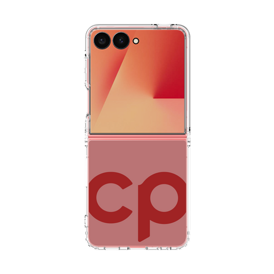 クリアケース［ オリジナル - CASEPLAYイニシャル - レッド ］