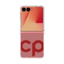 クリアケース［ オリジナル - CASEPLAYイニシャル - レッド ］