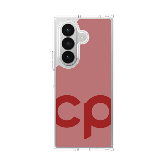 クリアケース［ オリジナル - CASEPLAYイニシャル - レッド ］