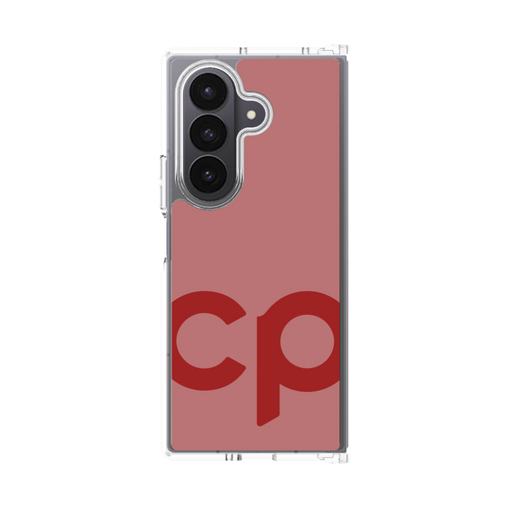 クリアケース［ オリジナル - CASEPLAYイニシャル - レッド ］