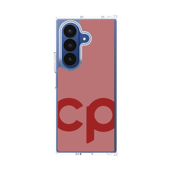 クリアケース［ オリジナル - CASEPLAYイニシャル - レッド ］