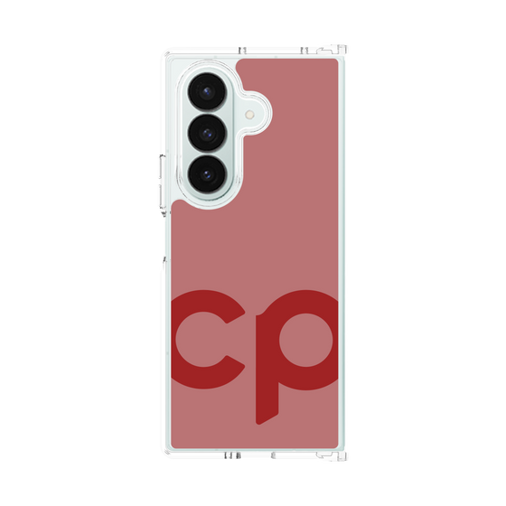 クリアケース［ オリジナル - CASEPLAYイニシャル - レッド ］