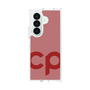 クリアケース［ オリジナル - CASEPLAYイニシャル - レッド ］
