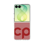 クリアケース［ オリジナル - CASEPLAYイニシャル - レッド ］