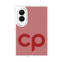 クリアケース［ オリジナル - CASEPLAYイニシャル - レッド ］