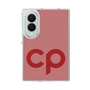 クリアケース［ オリジナル - CASEPLAYイニシャル - レッド ］