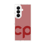 クリアケース［ オリジナル - CASEPLAYイニシャル - レッド ］