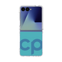 クリアケース［ オリジナル - CASEPLAYイニシャル - ライトブルー ］