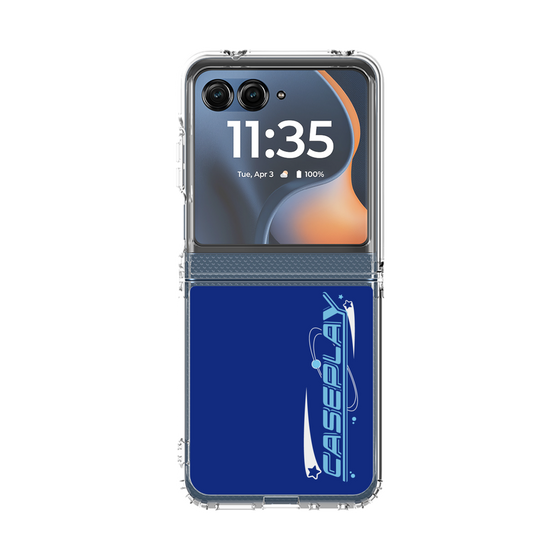 クリアケース［ オリジナル - Y2Kアレンジ - ブルー ］