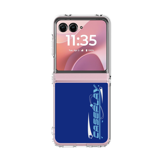 クリアケース［ オリジナル - Y2Kアレンジ - ブルー ］