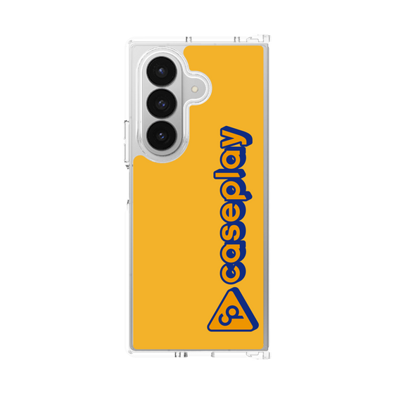 クリアケース［ オリジナル - CASEPLAYロゴタイプ - オレンジ ］