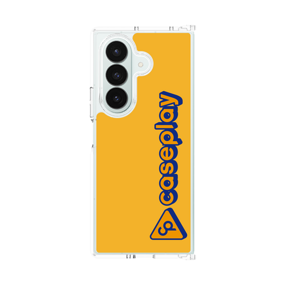 クリアケース［ オリジナル - CASEPLAYロゴタイプ - オレンジ ］