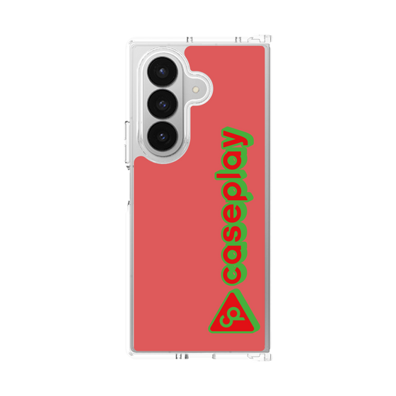 クリアケース［ オリジナル - CASEPLAYロゴタイプ - レッド ］