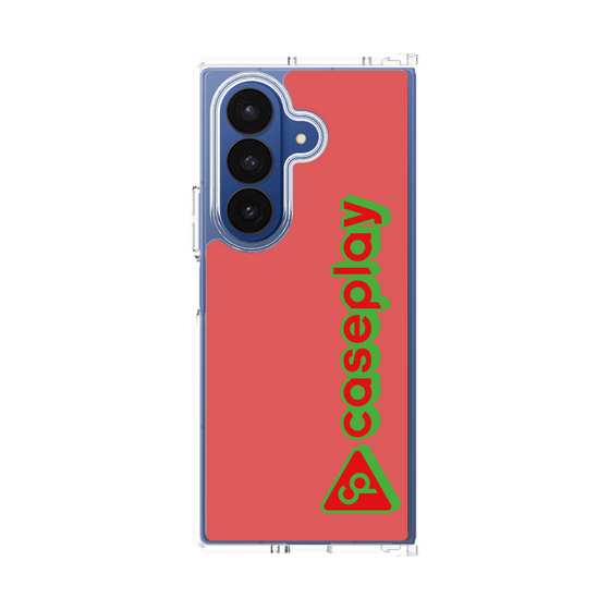 クリアケース［ オリジナル - CASEPLAYロゴタイプ - レッド ］