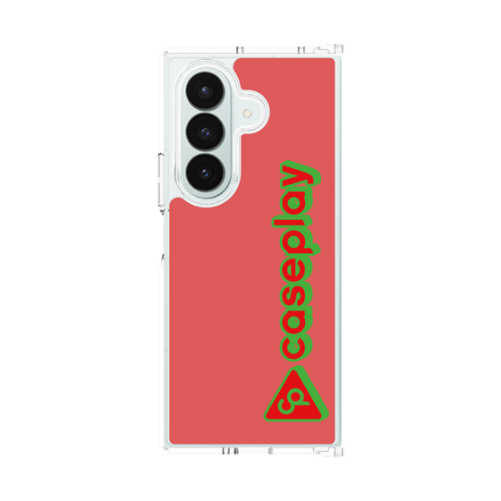クリアケース［ オリジナル - CASEPLAYロゴタイプ - レッド ］