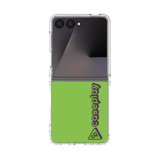クリアケース［ オリジナル - CASEPLAYロゴタイプ - グリーン ］