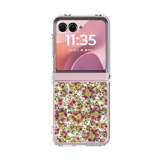 クリアケース［ 日比谷花壇 - ラナンキュラス&パンジー ］