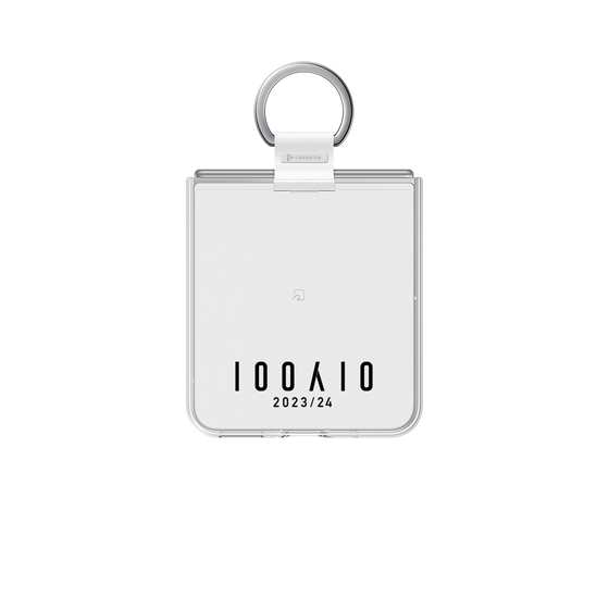 クリアケース［ 100人10 - Logo horizontal - Clear ］