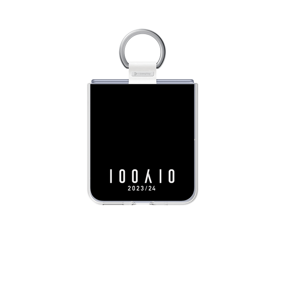 クリアケース［ 100人10 - Logo horizontal - Black ］