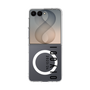 クリアケース［ 100人10 - Logo vertical - Clear ］