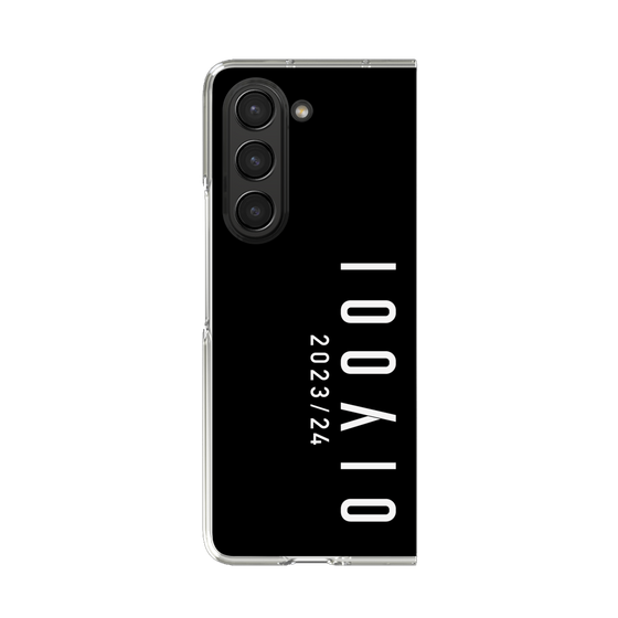 クリアケース［ 100人10 - Logo vertical - Black ］
