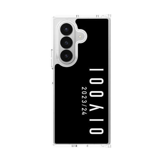 クリアケース［ 100人10 - Logo vertical - Black ］