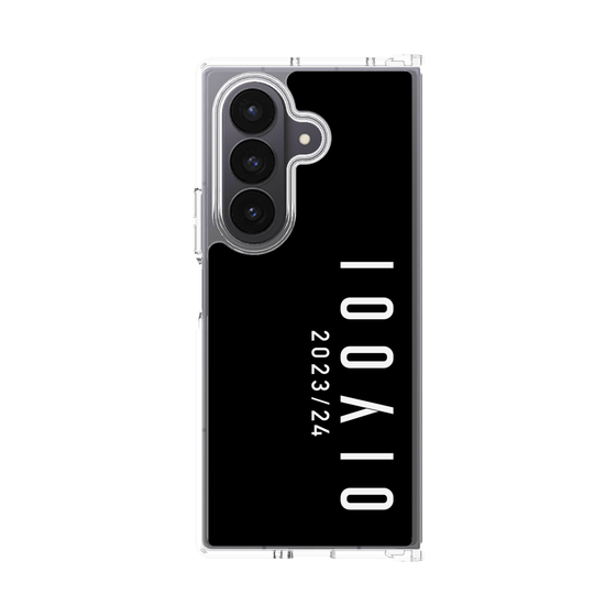 クリアケース［ 100人10 - Logo vertical - Black ］