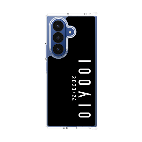 クリアケース［ 100人10 - Logo vertical - Black ］