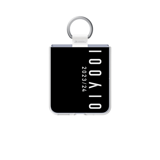クリアケース［ 100人10 - Logo vertical - Black ］