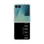 クリアケース［ 100人10 - Logo vertical - Gray ］