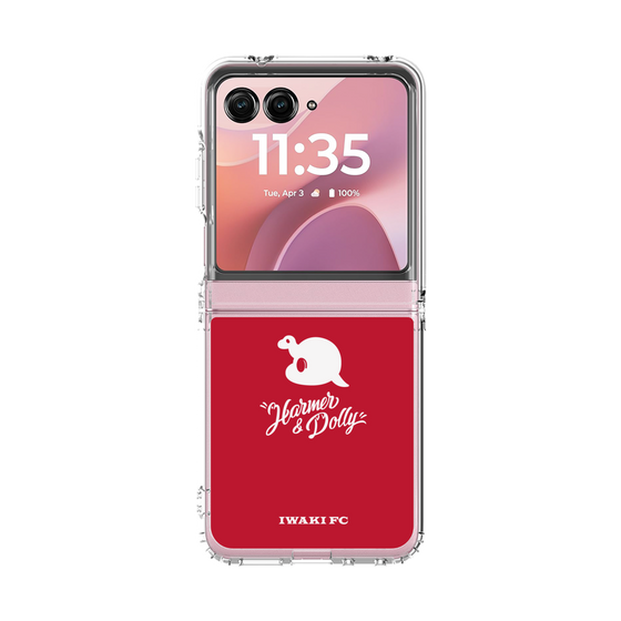 クリアケース［ いわきFC - ハーマー&ドリー シルエット - Red ］