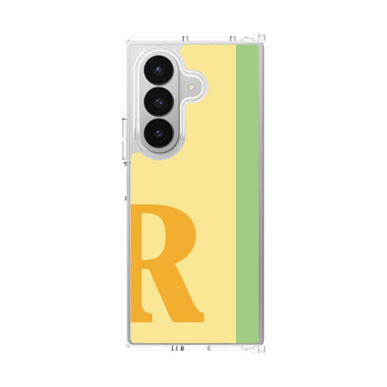 クリアケース［ オリジナル - initial color line - R yellow ］