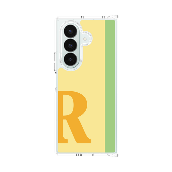 クリアケース［ オリジナル - initial color line - R yellow ］