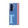 クリアケース［ オリジナル - initial color line - T blue ］