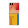 クリアケース［ オリジナル - initial color line - T orange ］