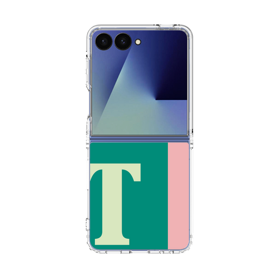 クリアケース［ オリジナル - initial color line - T green ］