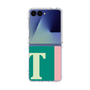 クリアケース［ オリジナル - initial color line - T green ］