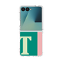 クリアケース［ オリジナル - initial color line - T green ］