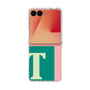 クリアケース［ オリジナル - initial color line - T green ］