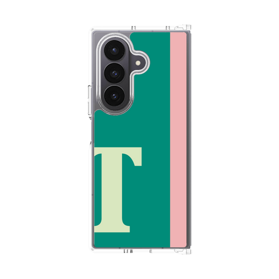 クリアケース［ オリジナル - initial color line - T green ］