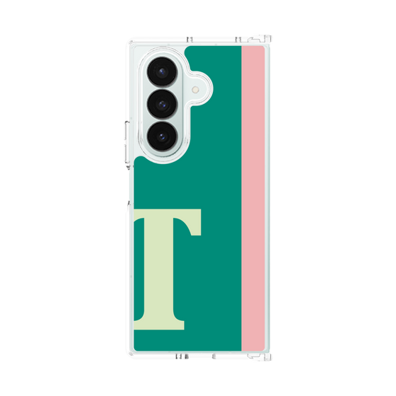 クリアケース［ オリジナル - initial color line - T green ］